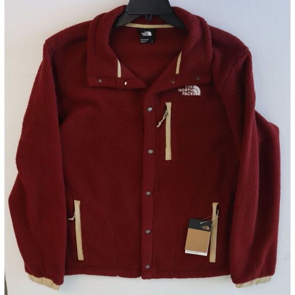The North Face NF0A7V3O6R3 Men's Sz L Cordovan Red Parkview Fleece Jacket - Picture 5 of 5
